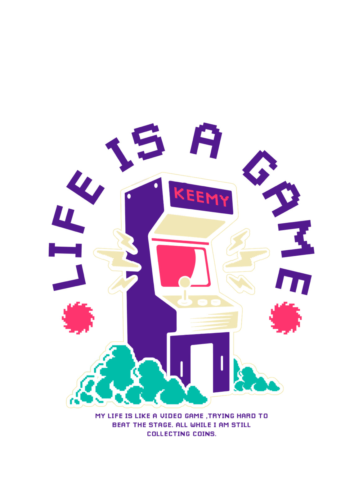 KEEMY LIFES A GAME Unisex T-shirt #R00330