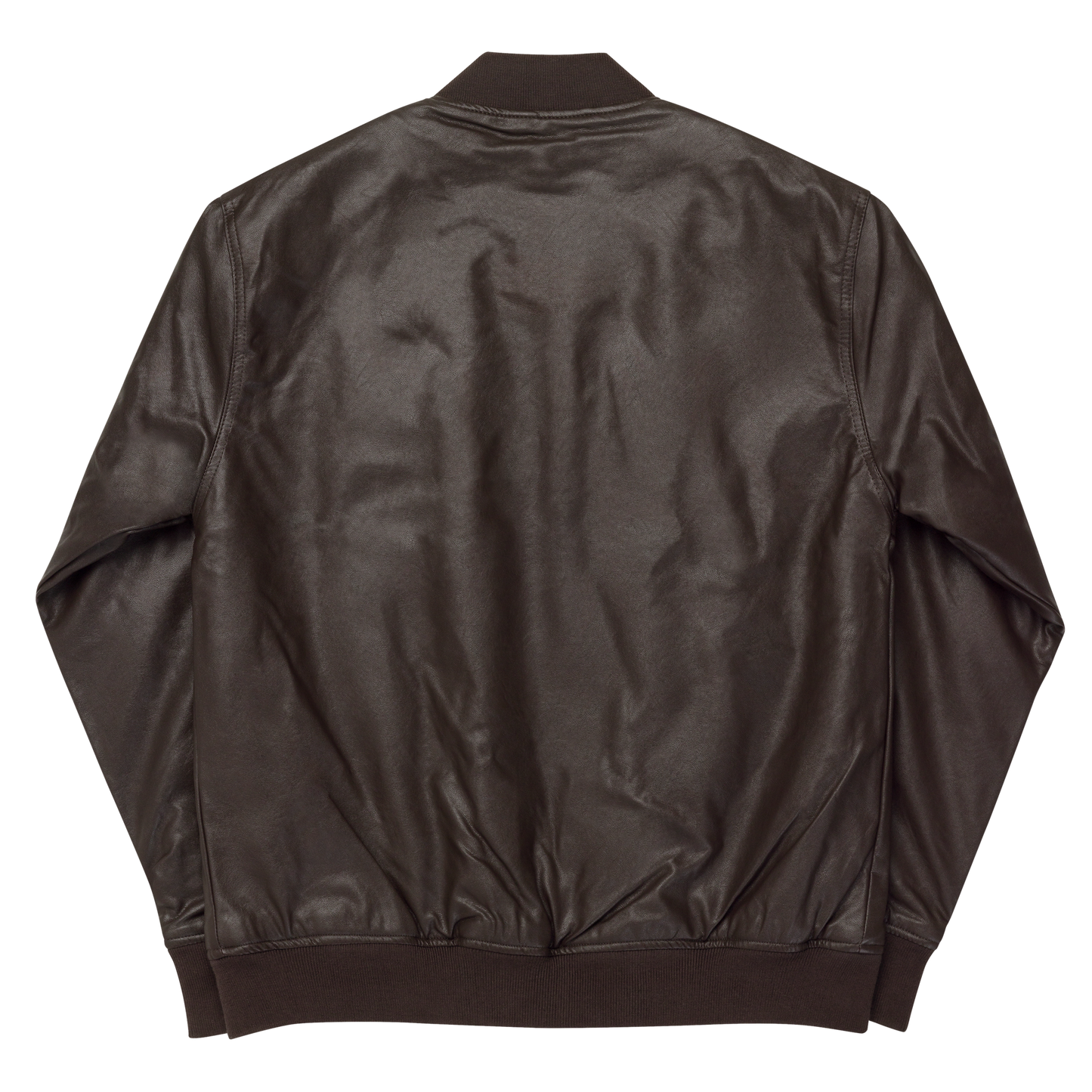 KEEMY Leather Bomber Jacket