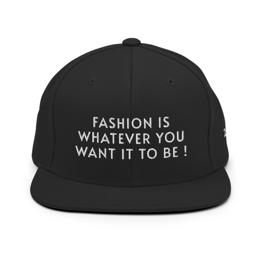 KEEMY What’s Fashion Snapback Hat